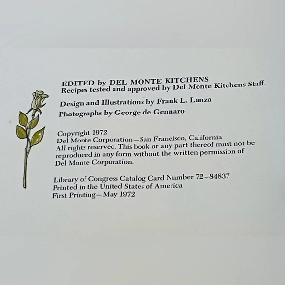 Del Monte Kitchens Cook Book – 1972 Ring Binder – Vintage Complete W/All Tabs - Picture 8 of 11